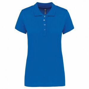 Kariban Womens/Ladies Pique Polo Shirt / Light Royal Blue